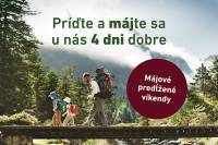 Pozvánka na predĺžené májové víkendy v KC Academia Stará Lesná