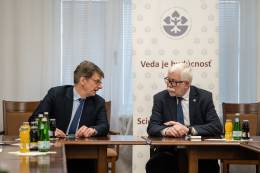 The President of the SAS received the French Ambassador