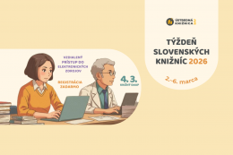 Týždeň slovenských knižníc 2026: vzdialený prístup...