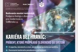 Pozvánka na diskusiu Kariéra bez hraníc: Príbehy, ktoré prepájajú Slovensko so svetom