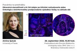 Pozvánka na prednášku uznávanej výskumníčky v oblasti umelej inteligencie
