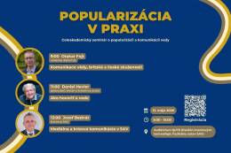 Pozvánka na celoakademický seminár o popularizácii vedy